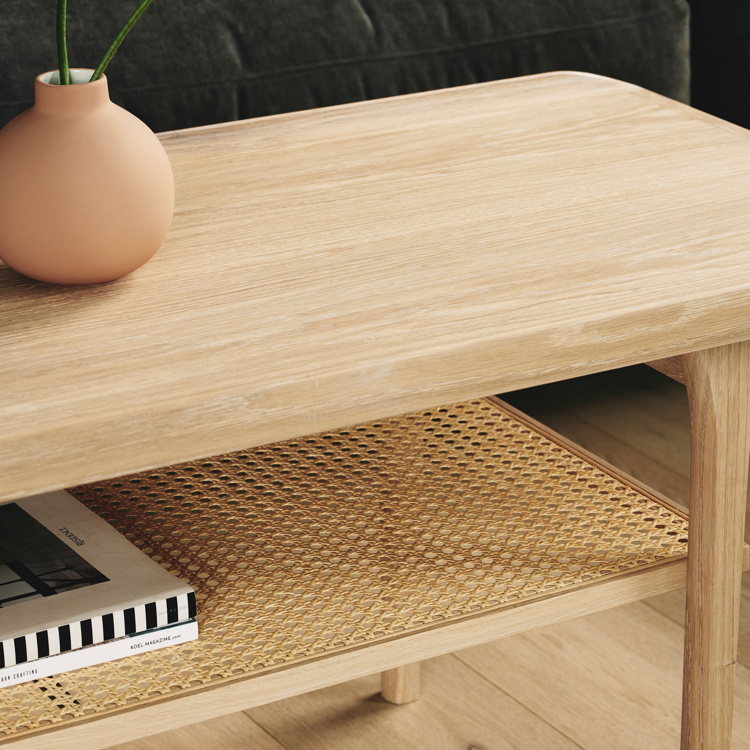 No.25 Coffee Table White Oil Oak
