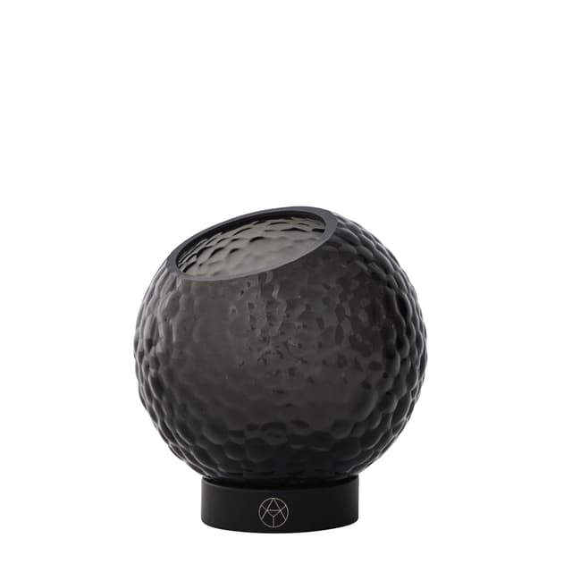 Globe Bubbles Vase Schwarz Ø10
