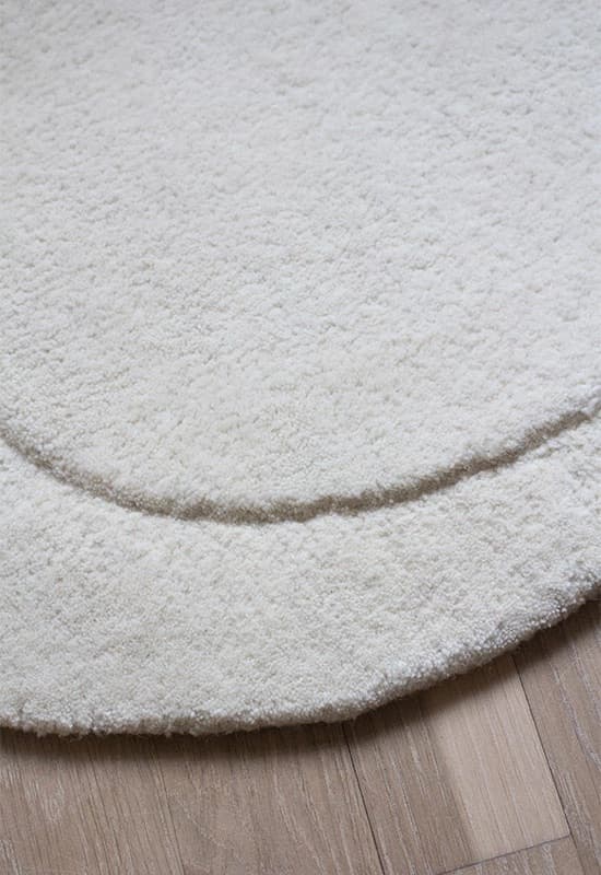 Residue Wollteppich Bone White 265x400