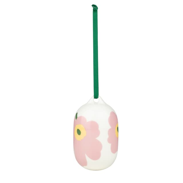 Unikko Collectible Dekoration Rosa/Hellgelb/Grün