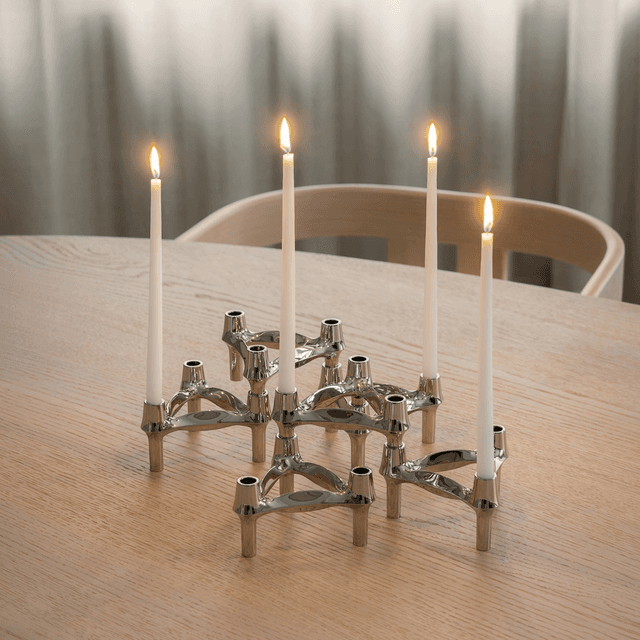 STOFF Nagel BMF Candle Holder Chrome
