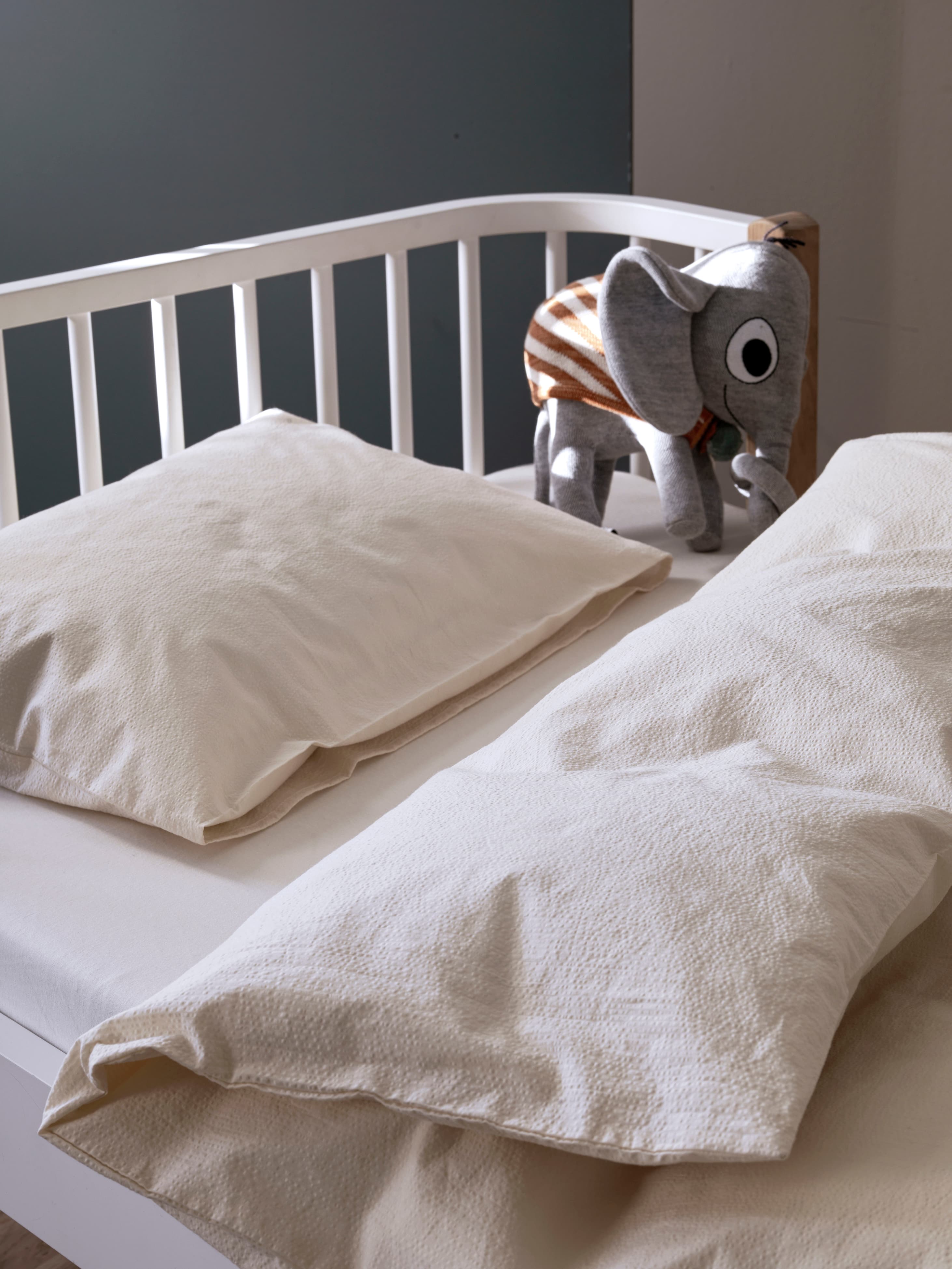 Ara Baby Bettwäscheset Krepp Babybett Beige