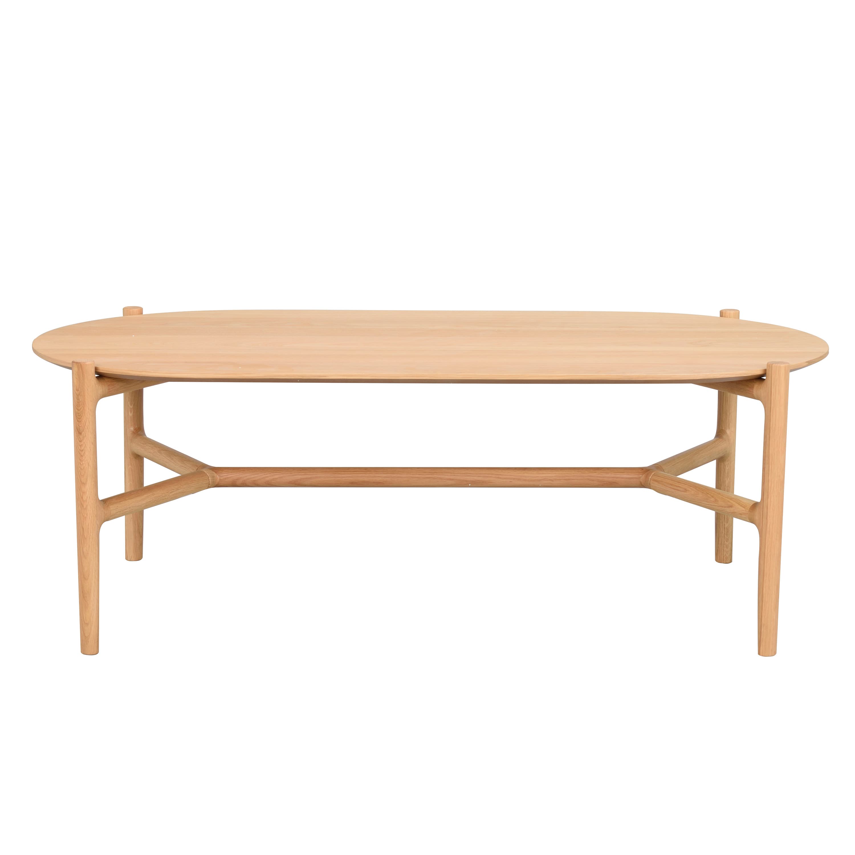 Holton Coffee Table Oval Oak 130x65cm