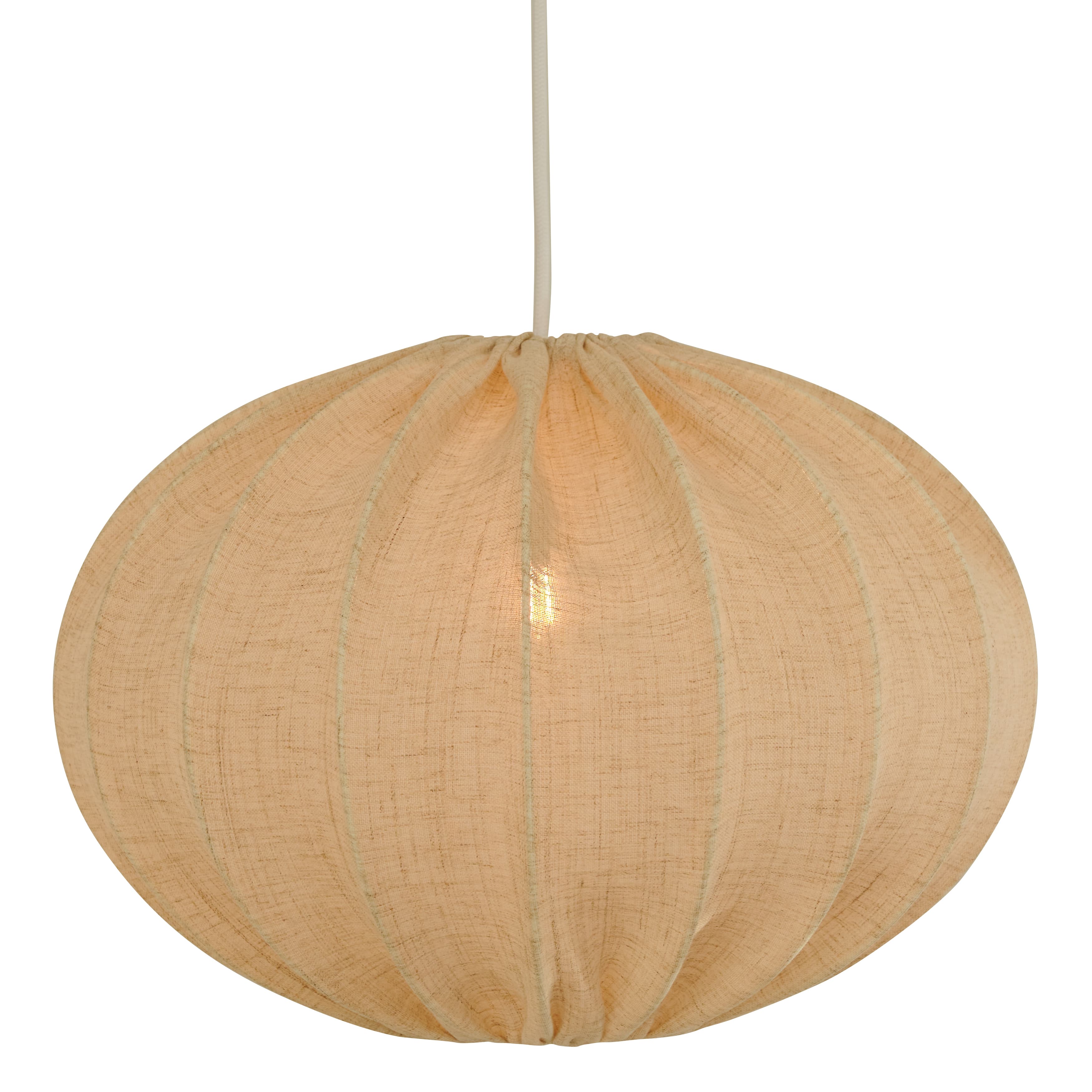 Boll Ceiling Lamp Linen Natural 40cm