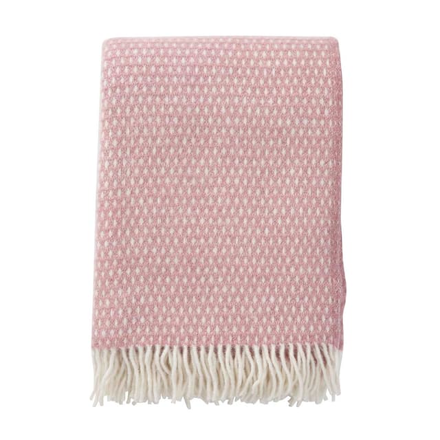 Knut Wool Throw Pink