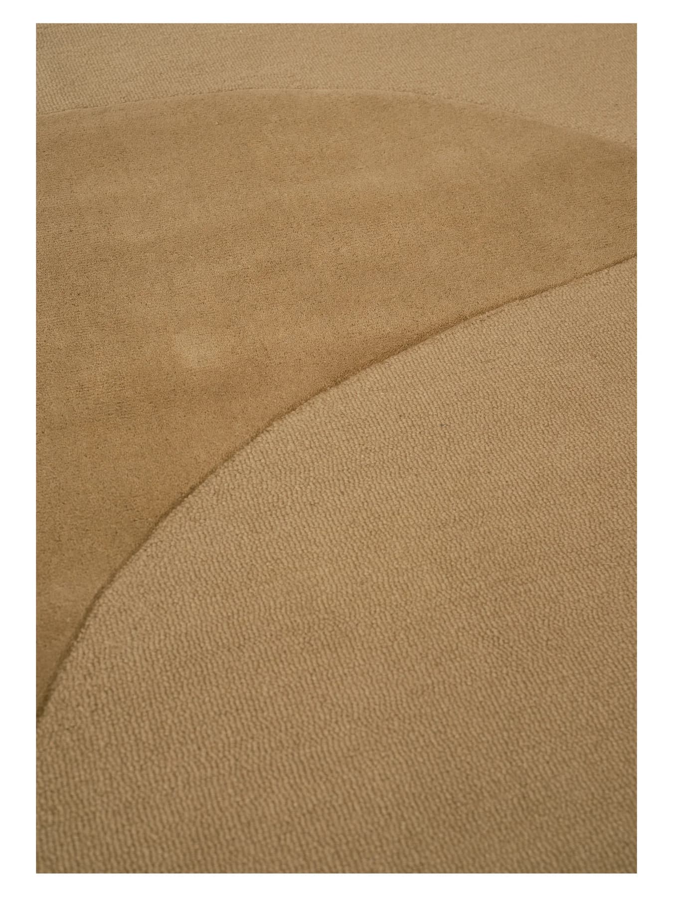 Split Plains Wollteppich Senf 170x240