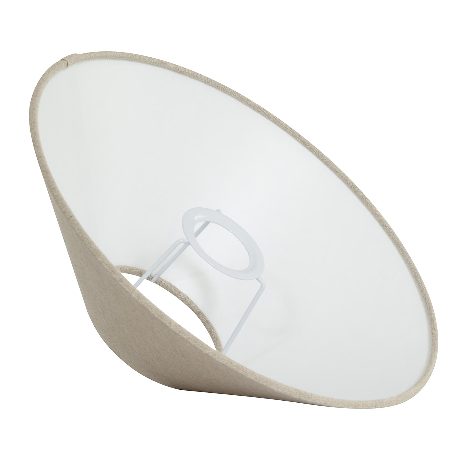 Basic Flache Lampenschirm Natur 36cm