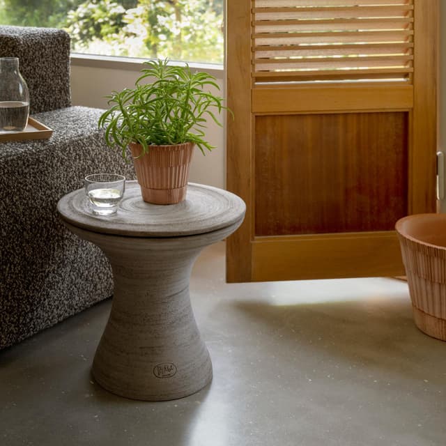 Atlas Pot Raw Pink Terracotta Ø16