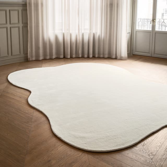 Stormi Wollteppich White 170x230