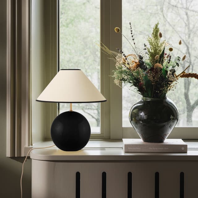 Iris Tischlampe Noir 35cm