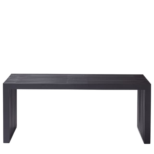 Rib Bank Schwarz 104cm