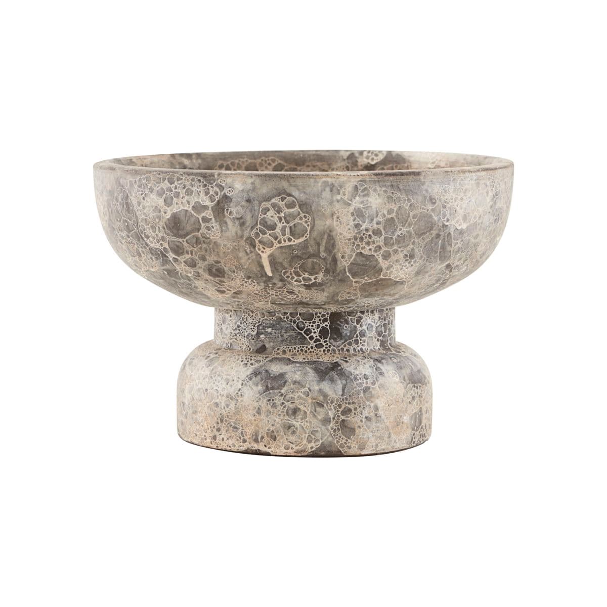 Ancient Kerzenhalter Grau/Braun
