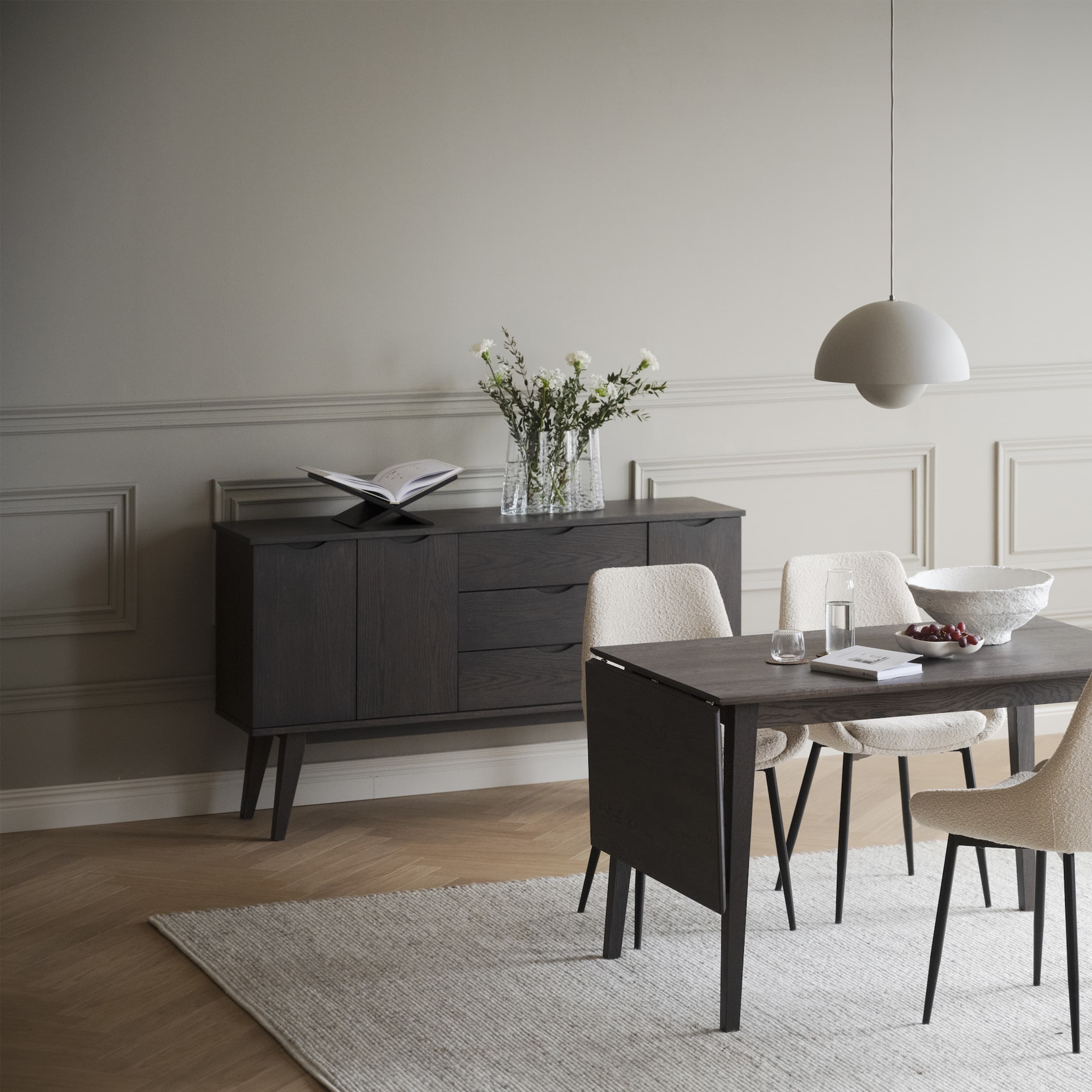 Filippa Sideboard Dark Brown 150cm
