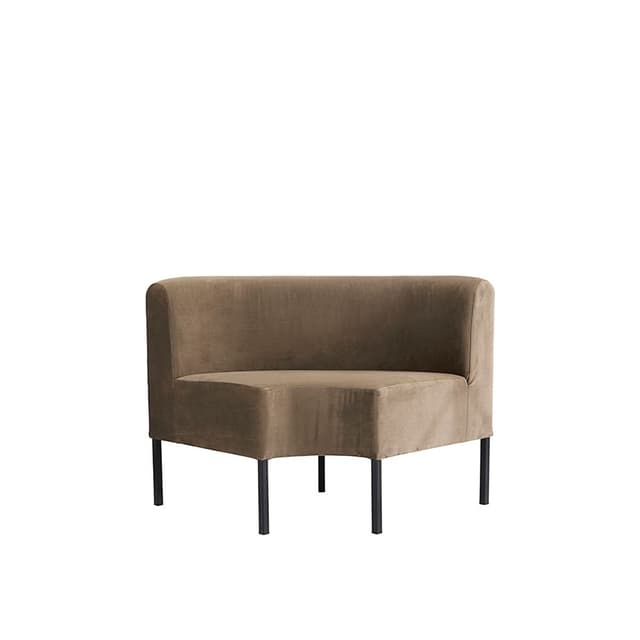 Feast Eckmodulsofa Taupe 85cm