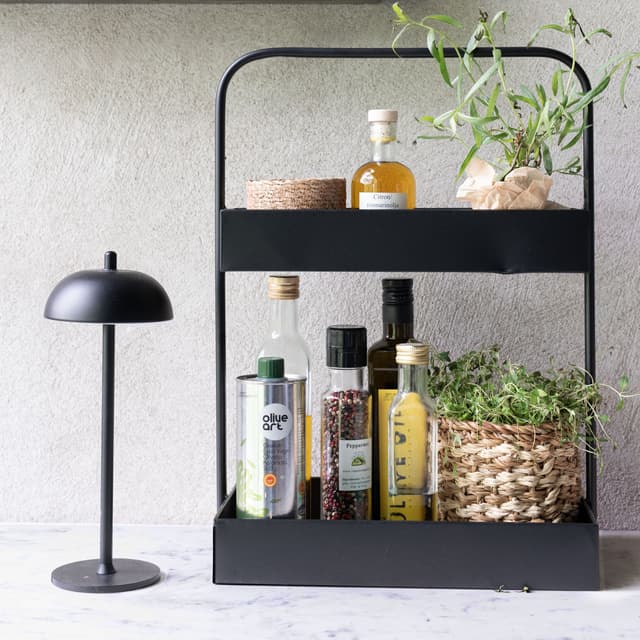 Udine portable table lamp black 12 cm