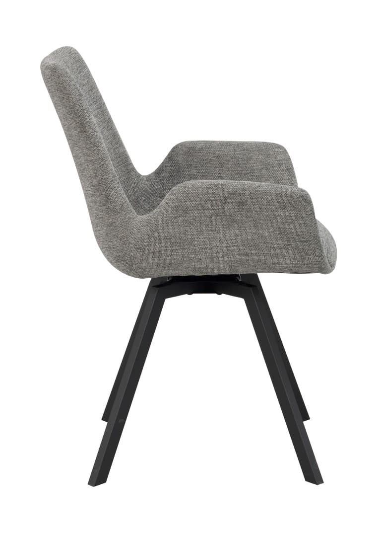 Norwell Dining Armchair Grey/Black