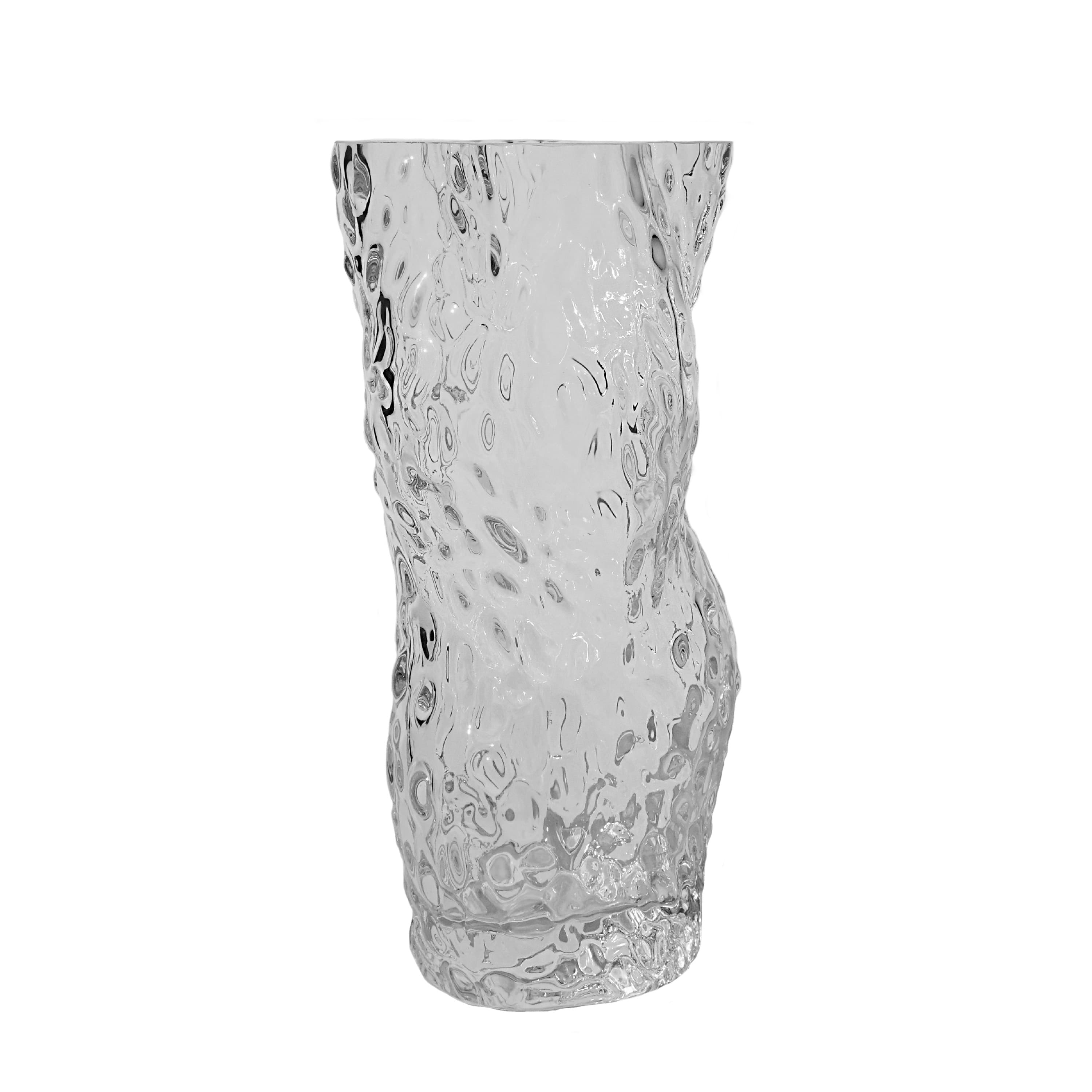 Ostrea Rock Glass Vase Clear 30cm