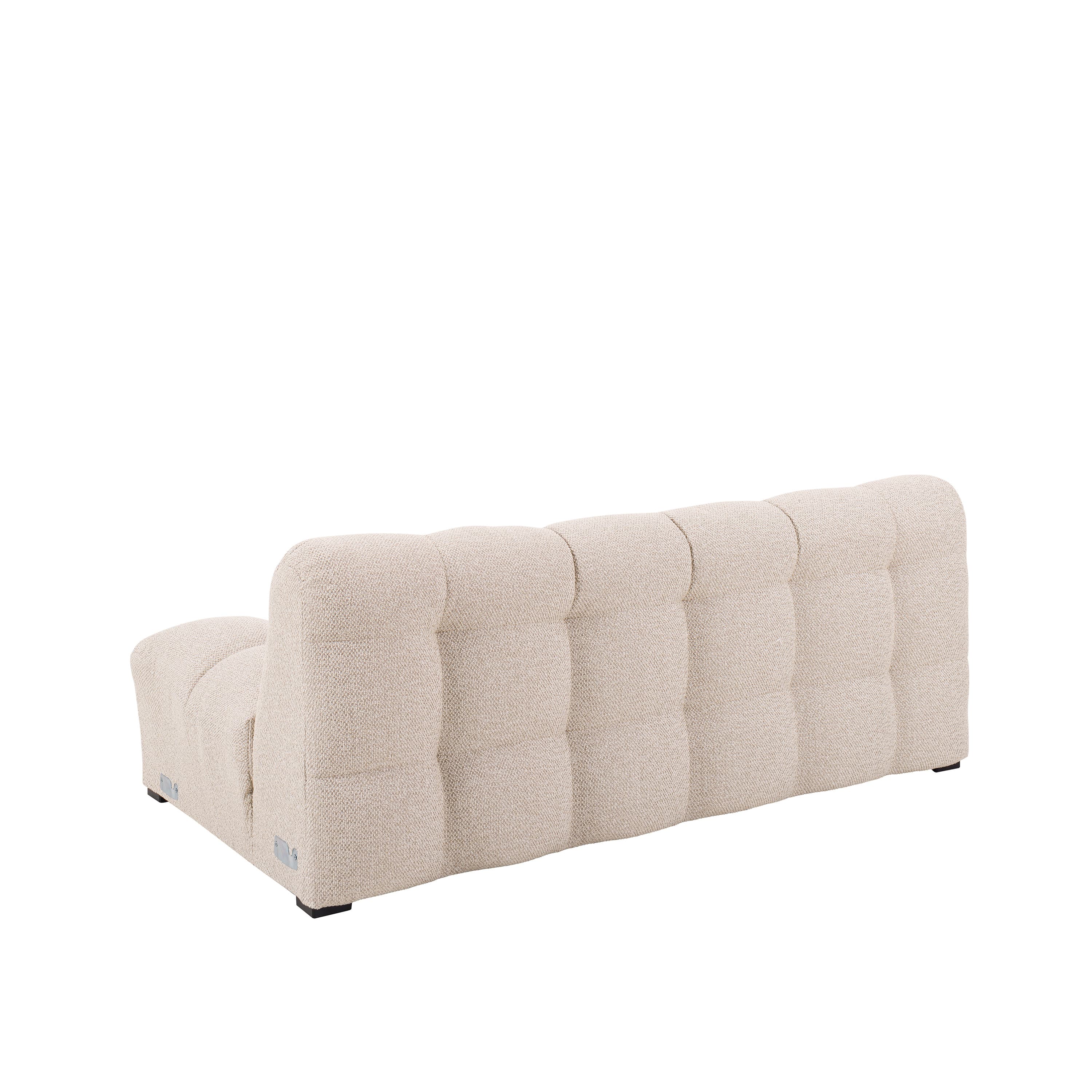 Billie 3-Sitzer Sofa Modul Beige Bouclé 168cm