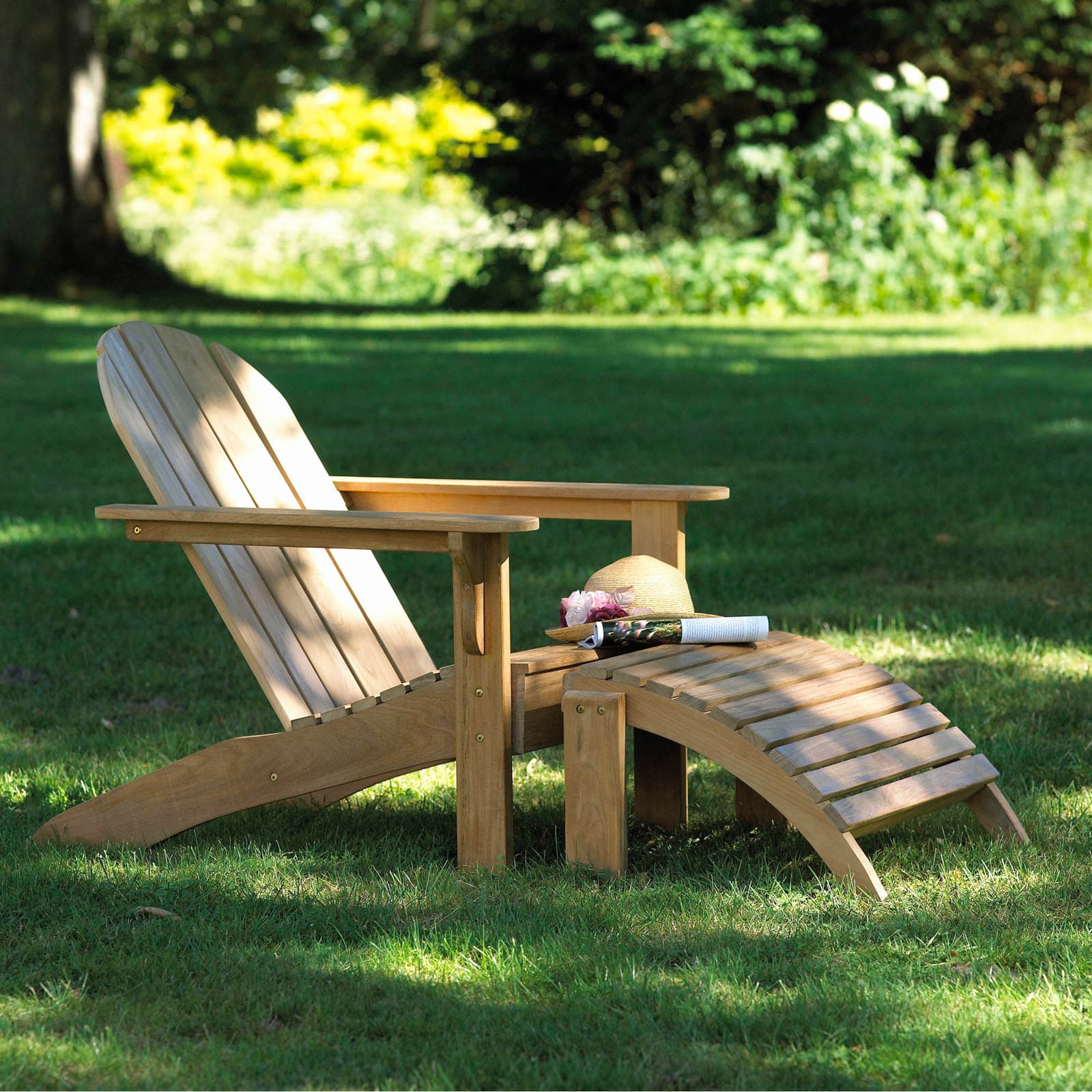 Adirondack Loungesessel aus Teakholz