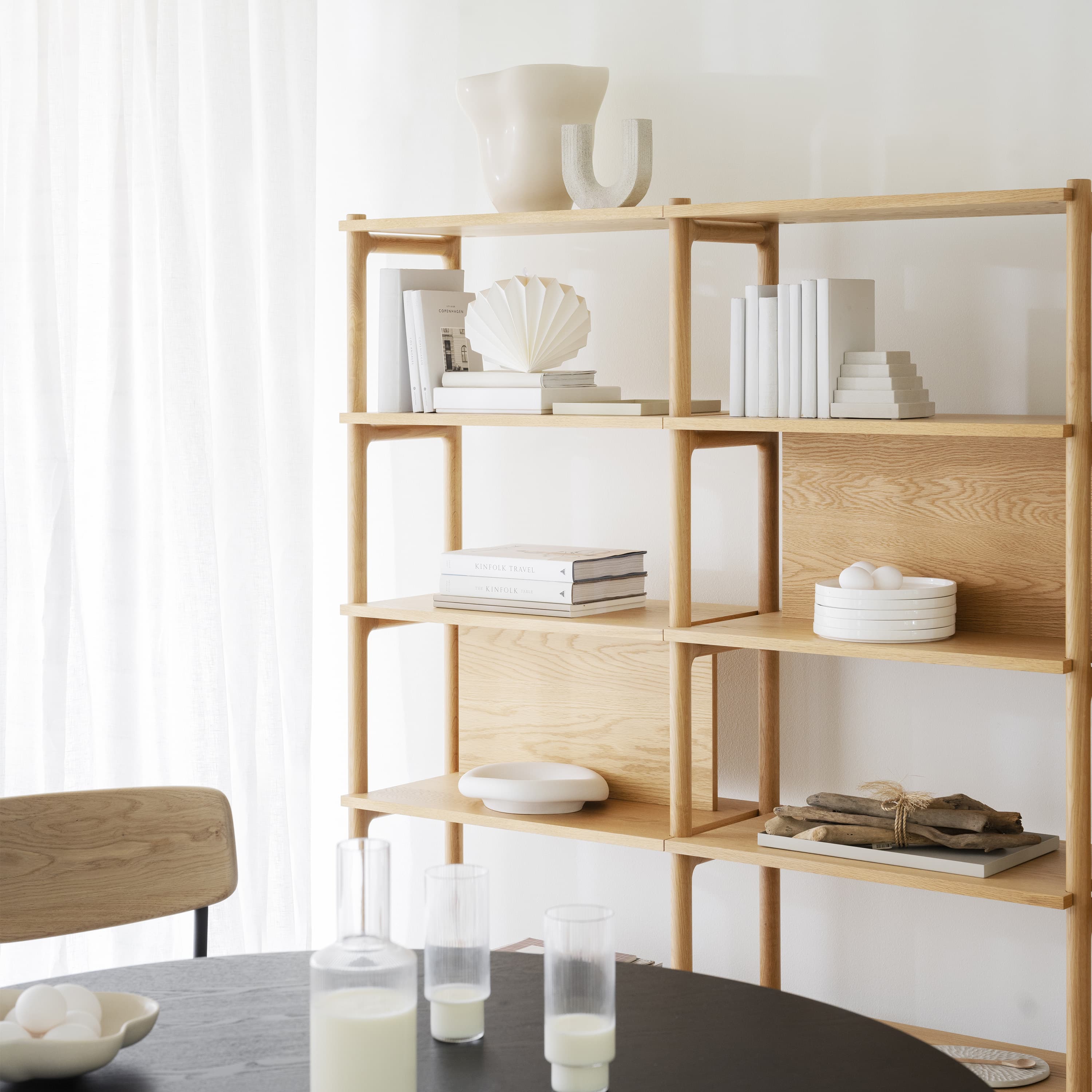 Holton Bookcase Oak 166cm