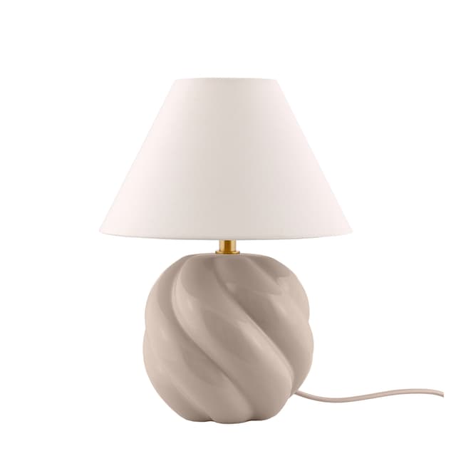 Dahlia Table Lamp Beige 24cm