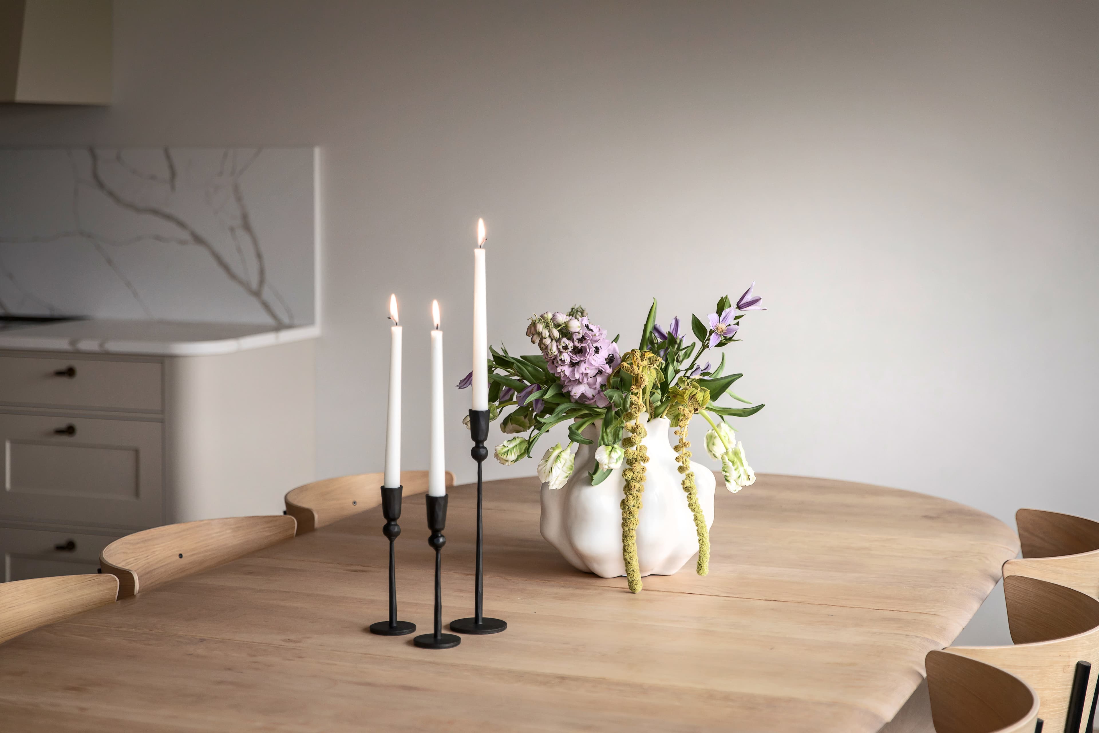 Trivo Candlestick Black 29cm