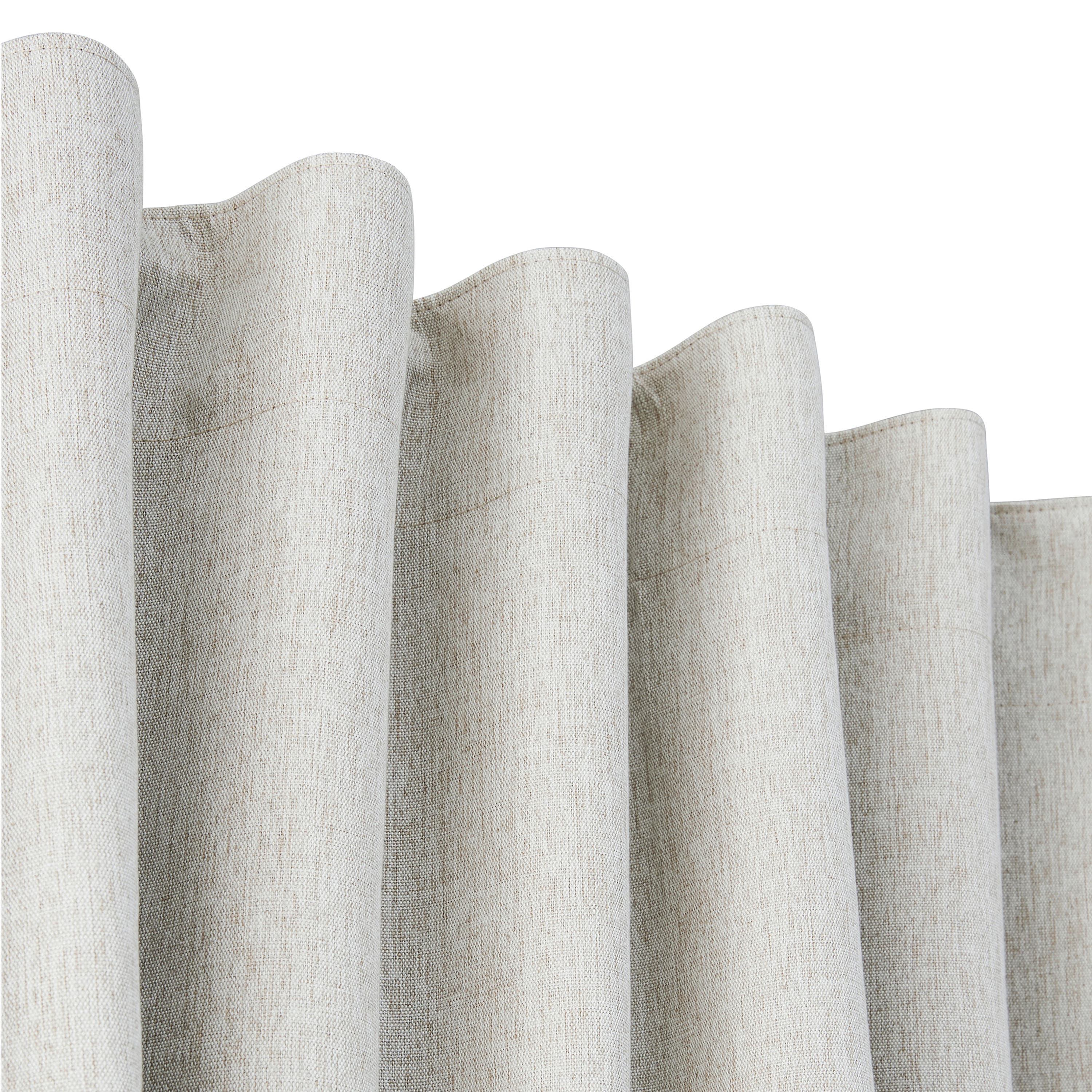 Colin Blackout Curtain Length Off-white 350cm Set of 2