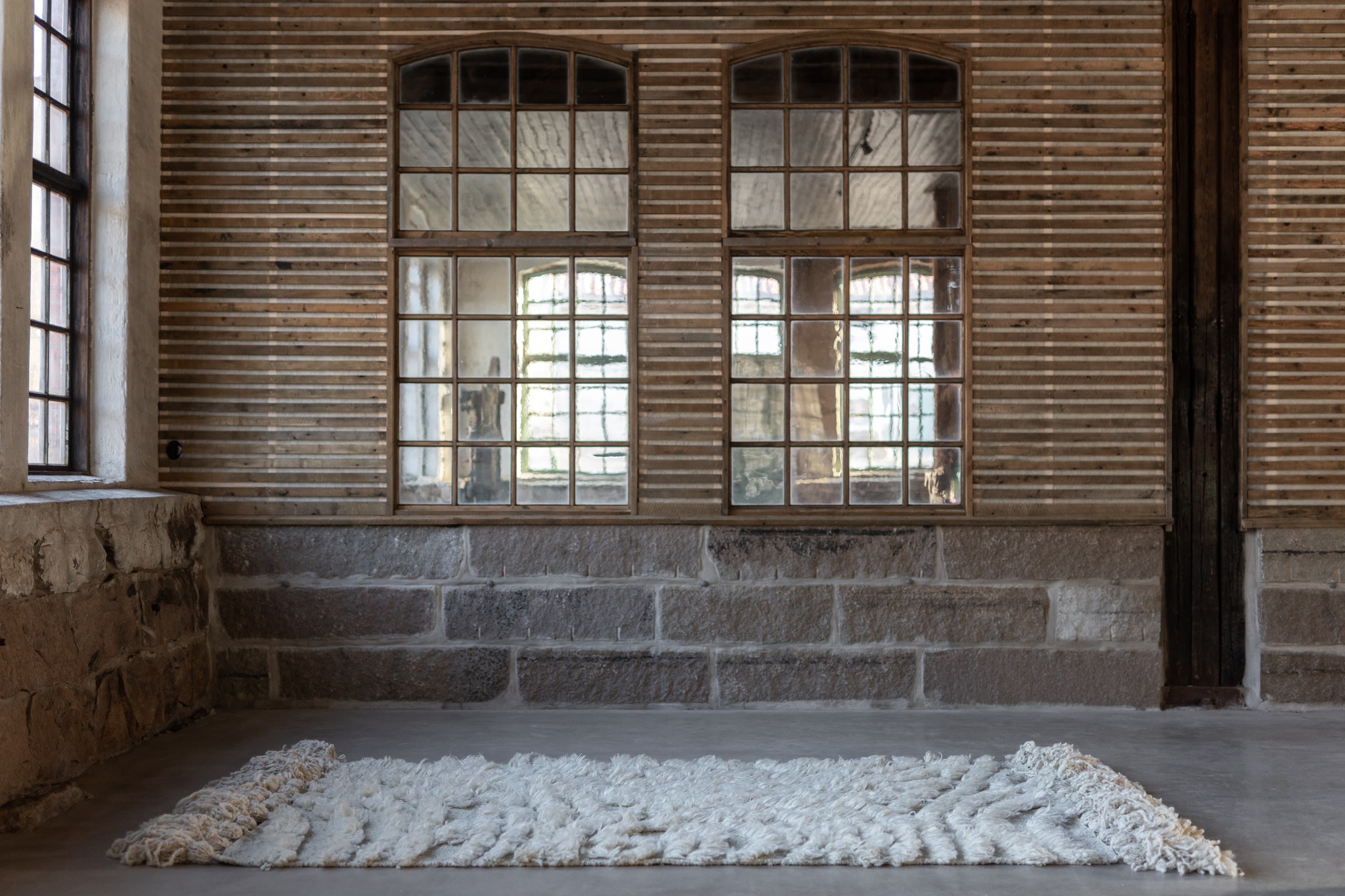 Bonnie Wollteppich Offwhite 200x300 cm