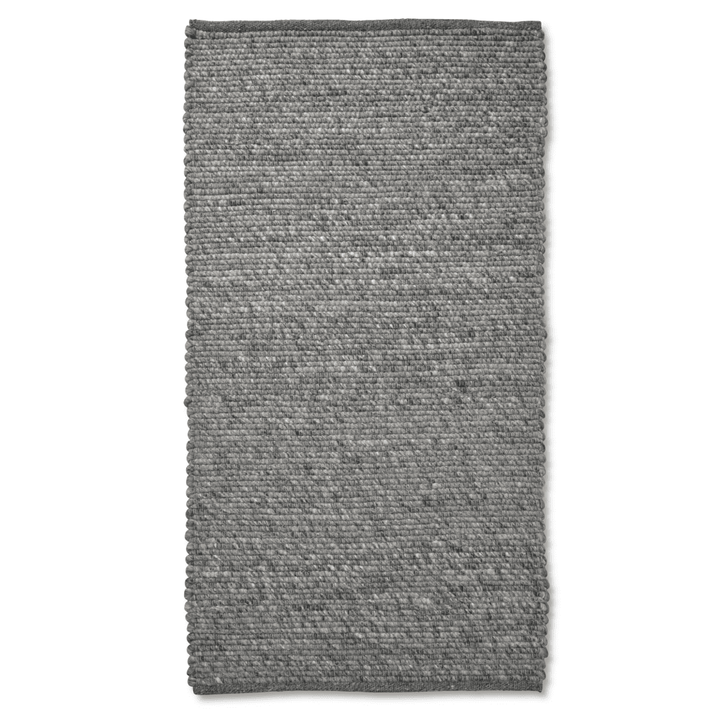 Merino Woll-Läufer Granit 80x250