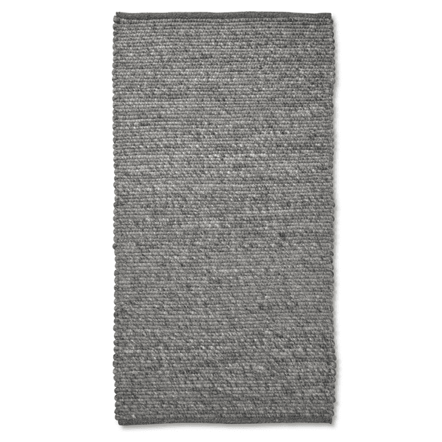 Merino Wool Rug Runner Granite 80x250