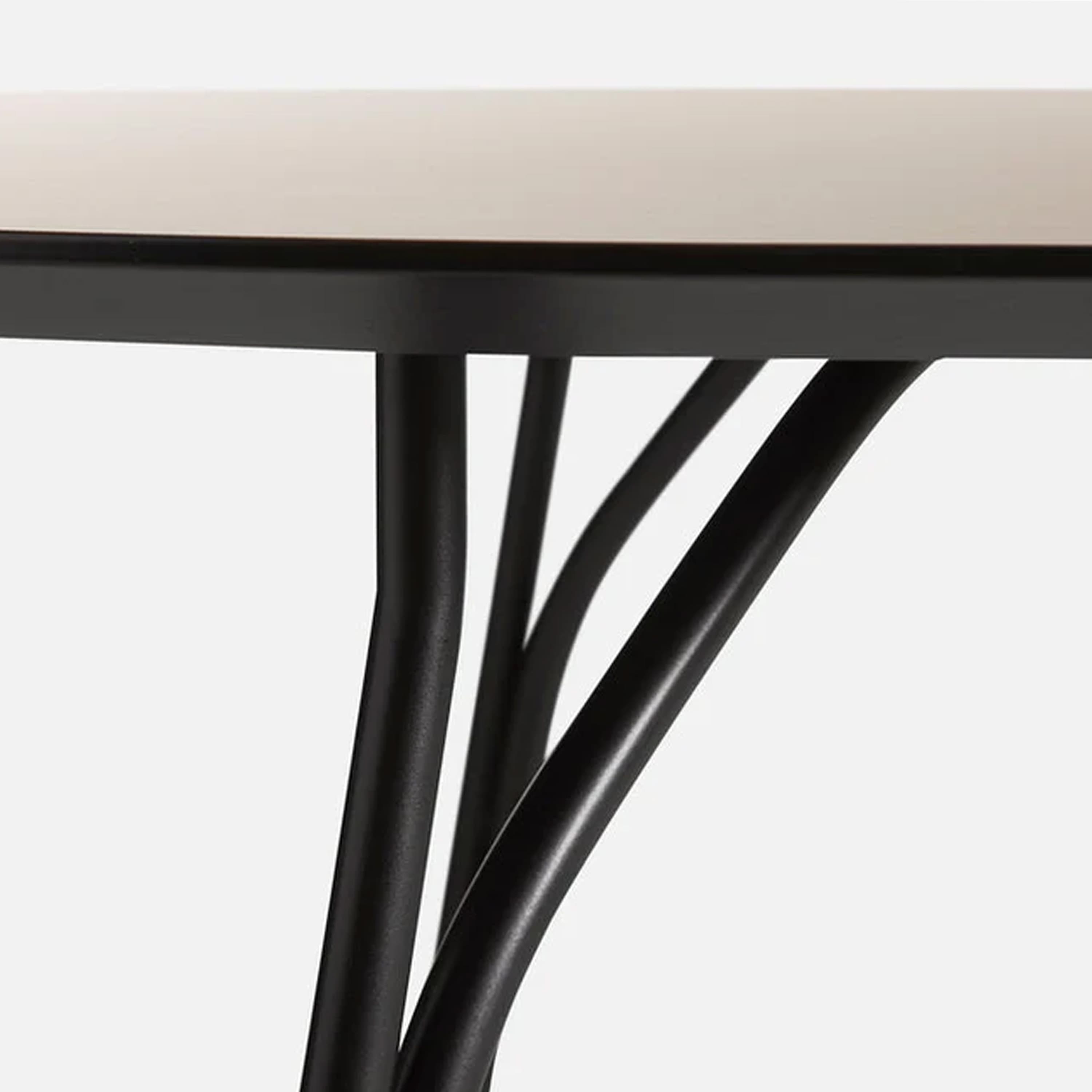 Tree Dining Table Beige/Black 220cm