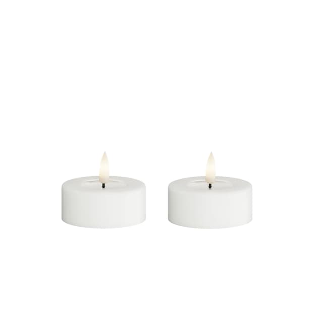 LED Tealight White Ø6 2-pack