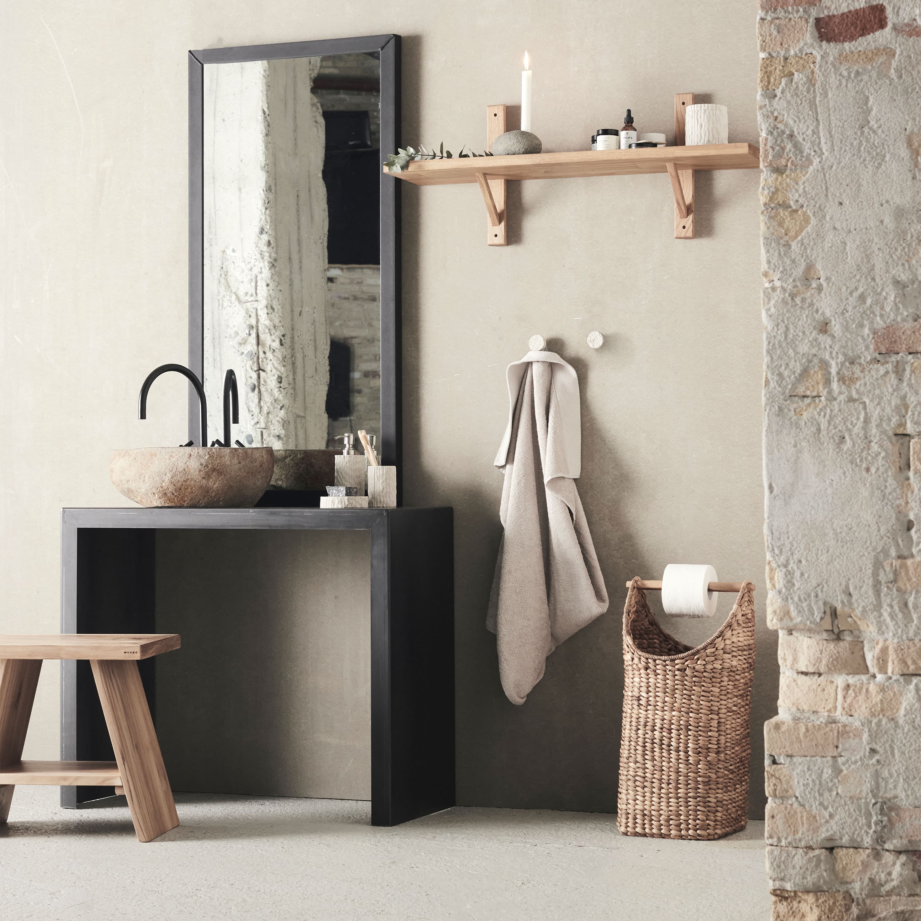 Toronto Wandregal Nature Oak 93x35