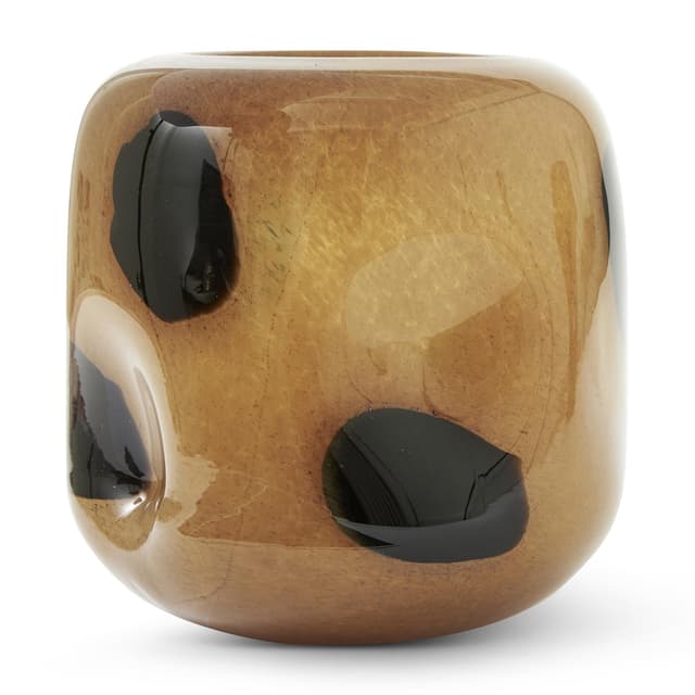 Plume Vase Brown S