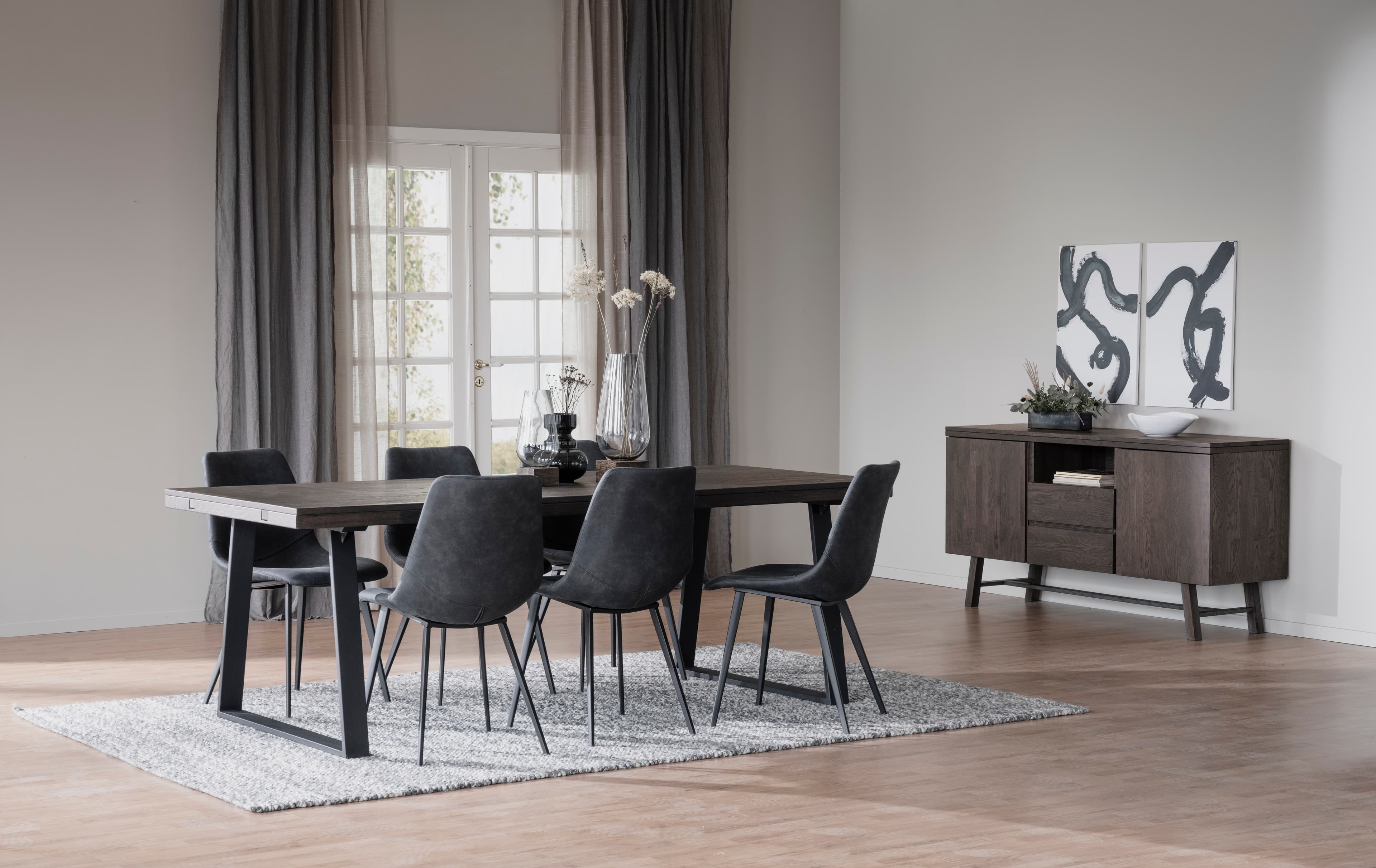 Brooklyn Sideboard Dunkelbraune Eiche
