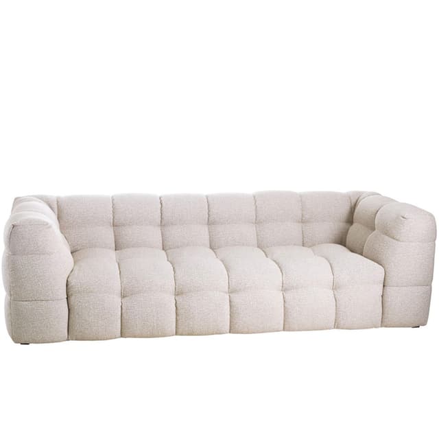 Billie 3-Sitzer Sofa Beige Bouclé