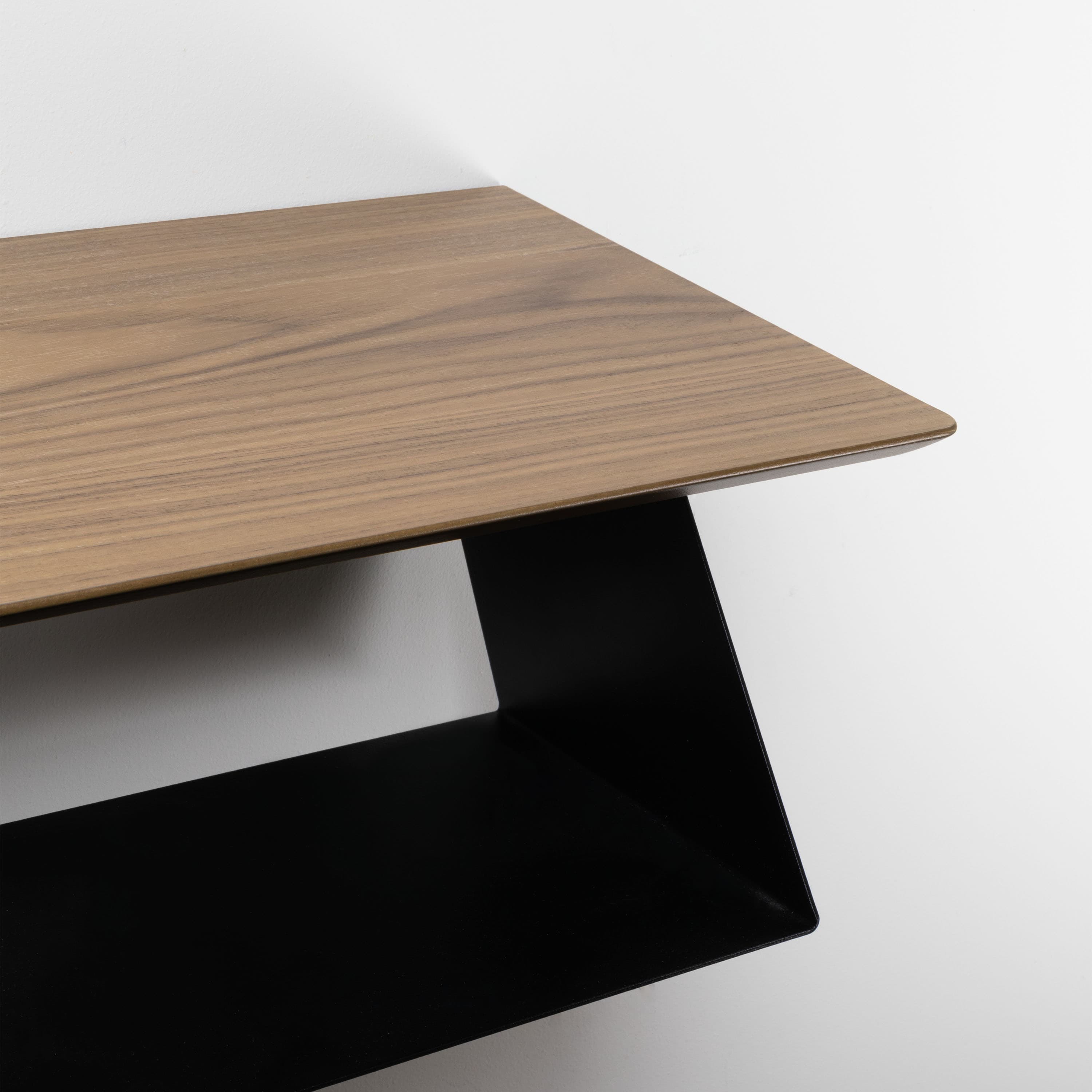 Edgy Bedside Table Black 17x37