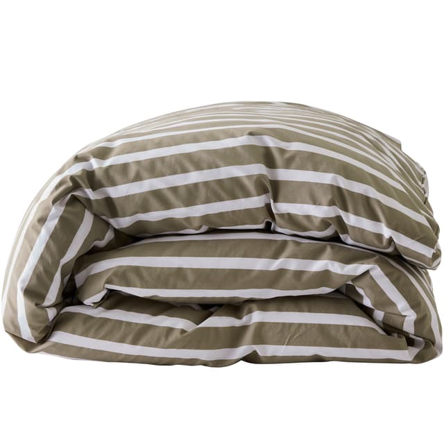 Pussilakana Olive Stripe 150x200cm