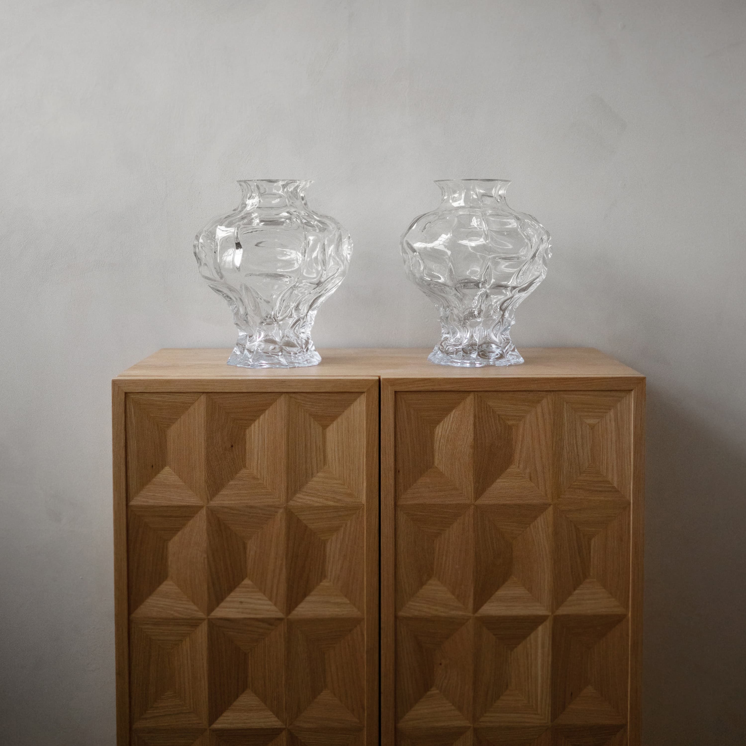 Ammonit Vase Clear Large