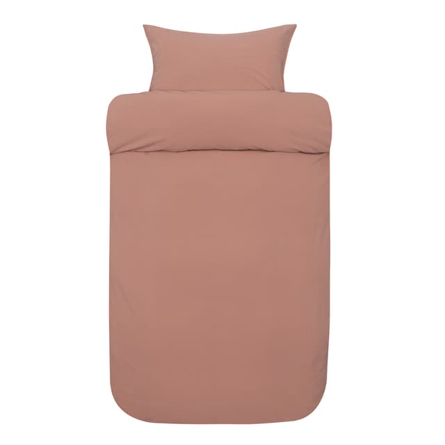 Frøya Bettbezug-Set in Warmrosa 150x210/50x60
