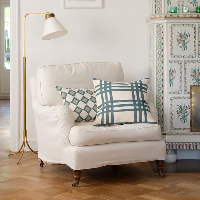 Shimla Pillow Cover Heaven Blue 50x50