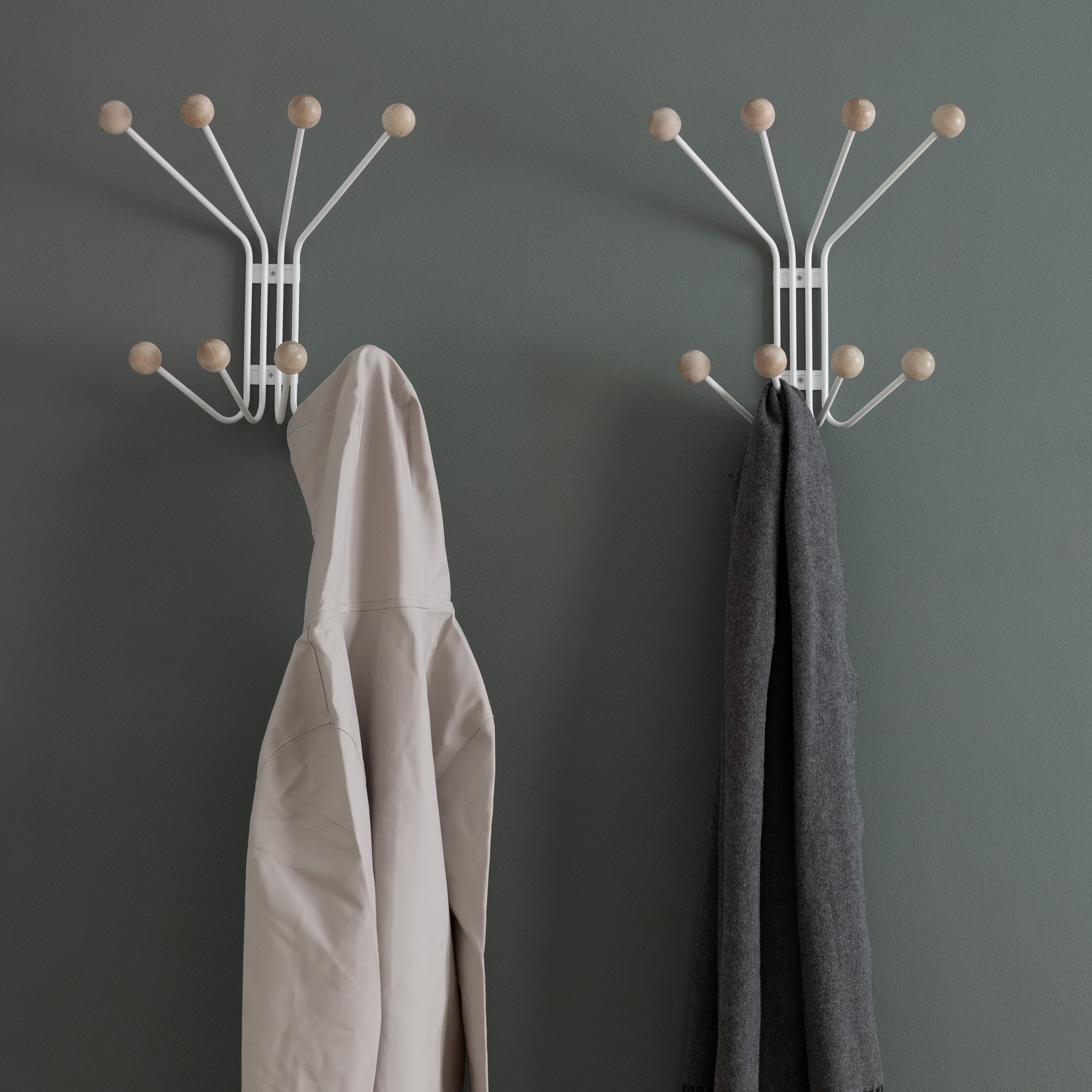 Bill Coat Rack White Small