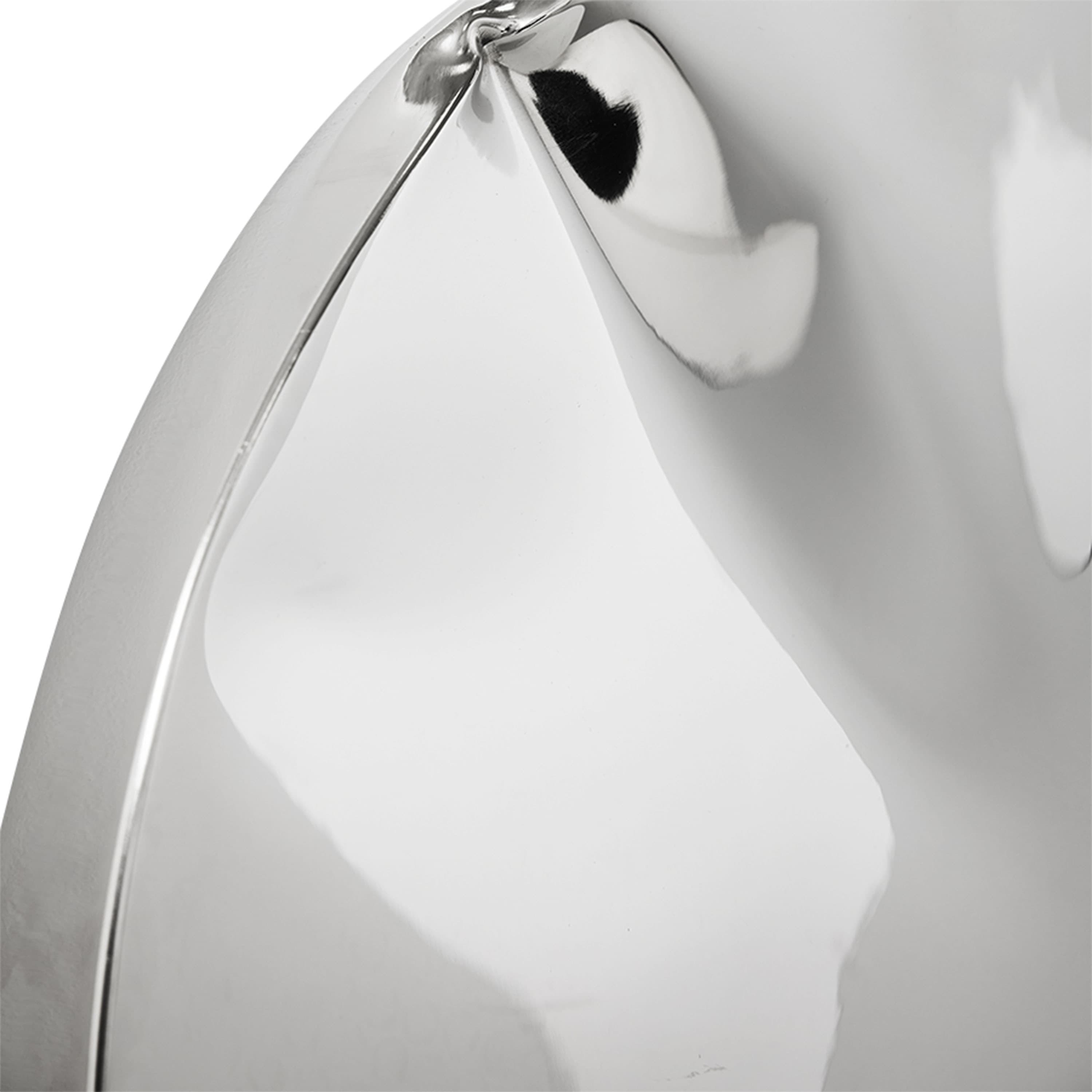 Dent Väggskulptur Chrome Ø68