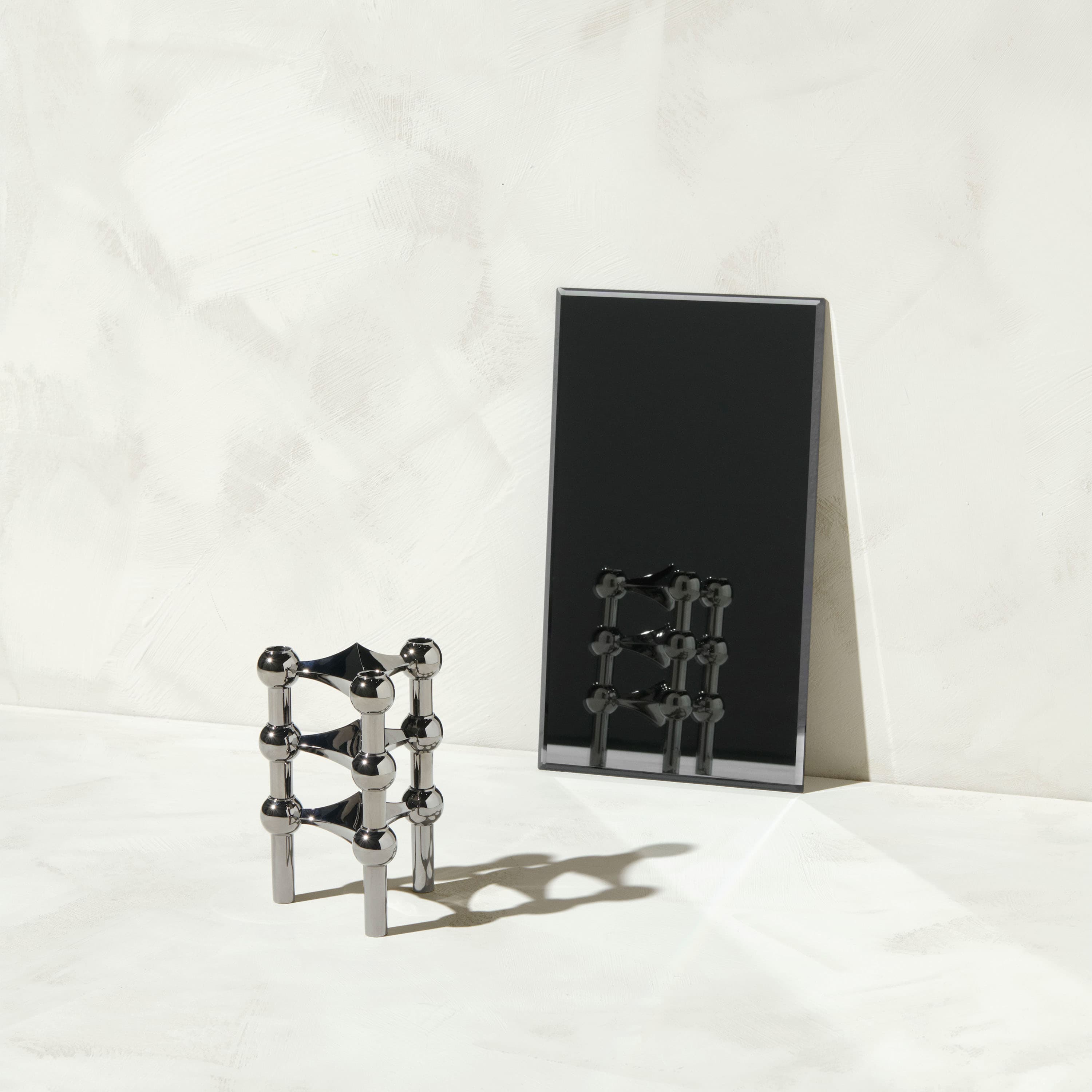 STOFF Nagel Leuchter Black Chrome