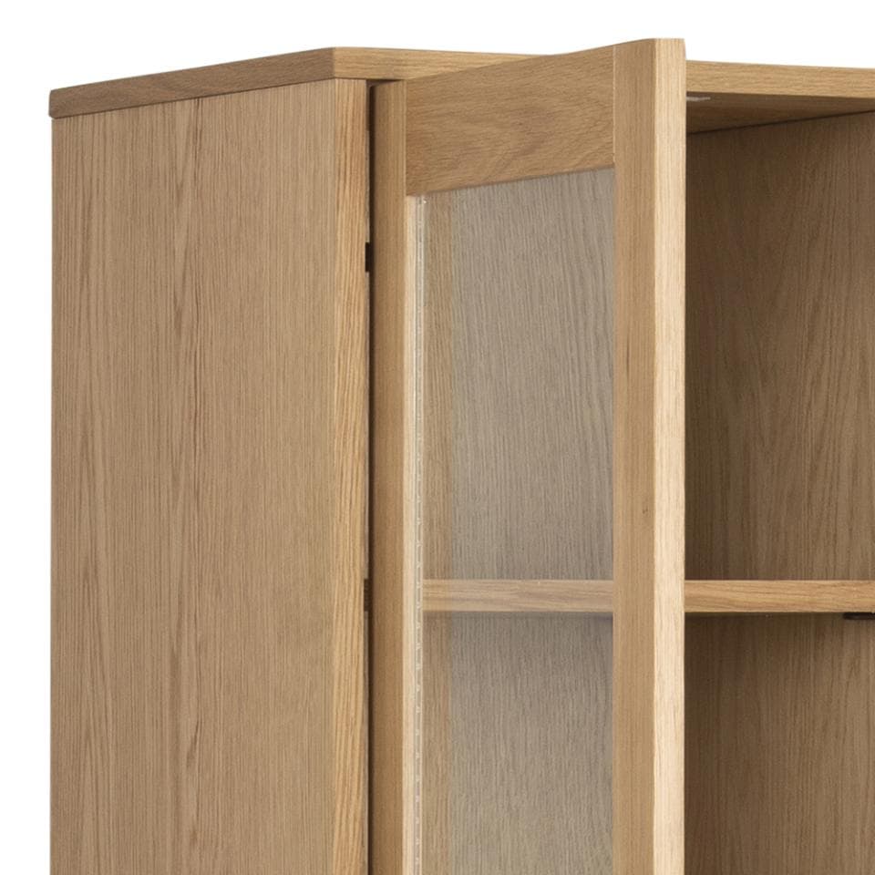Nicki Vitrineschrank Eiche