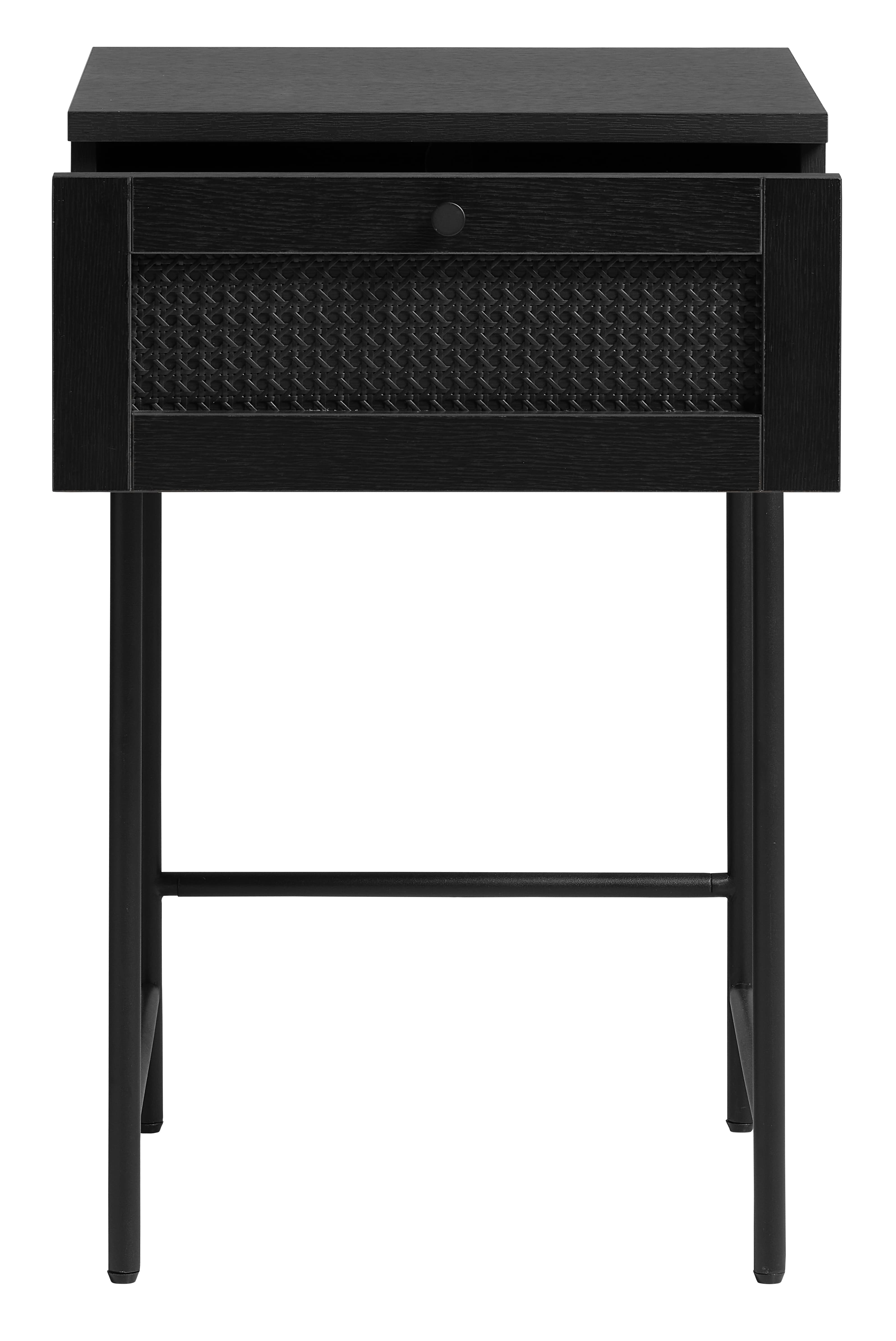 Elin Bedside Table Black 70cm