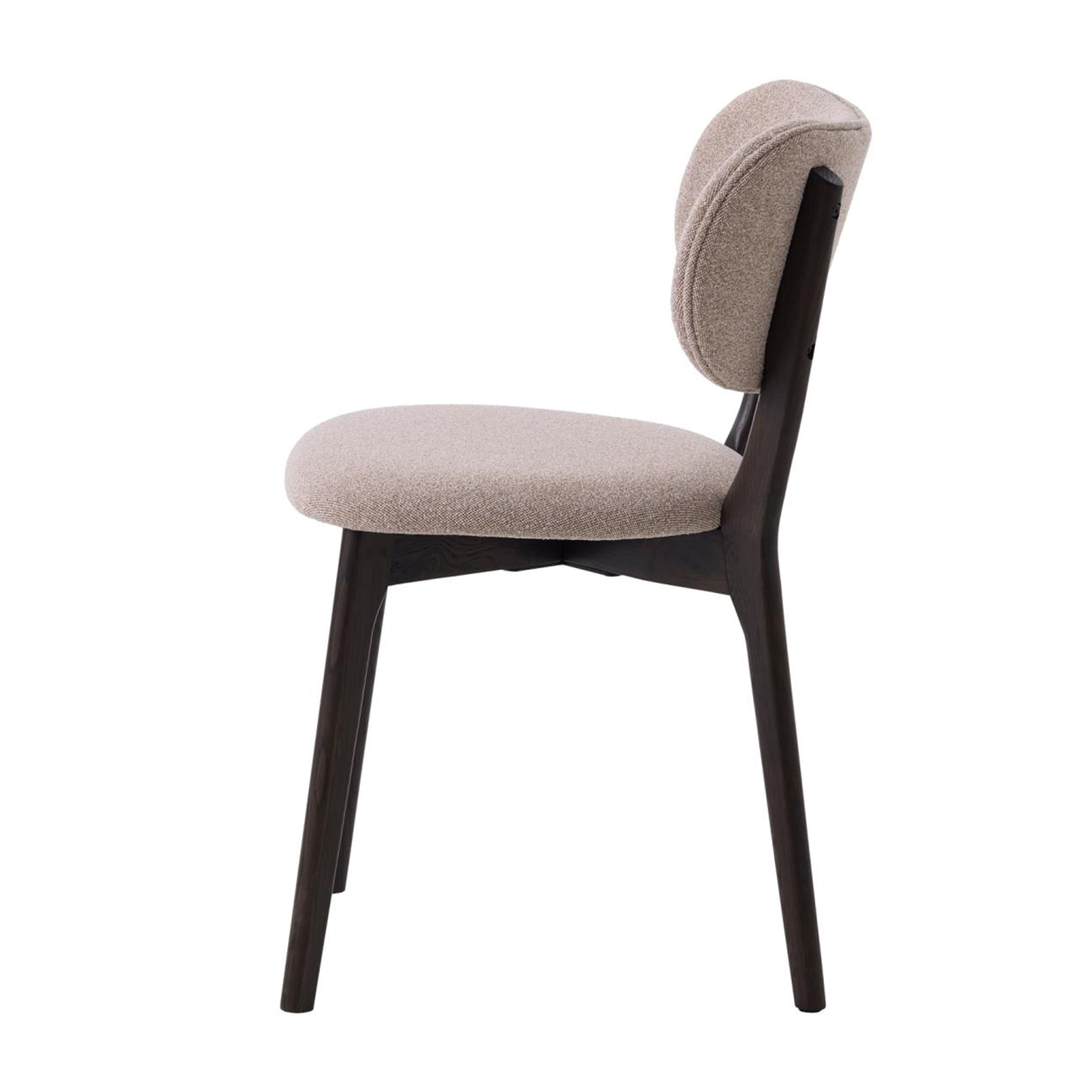 Frances Dining Chair Dark Espresso/Sand