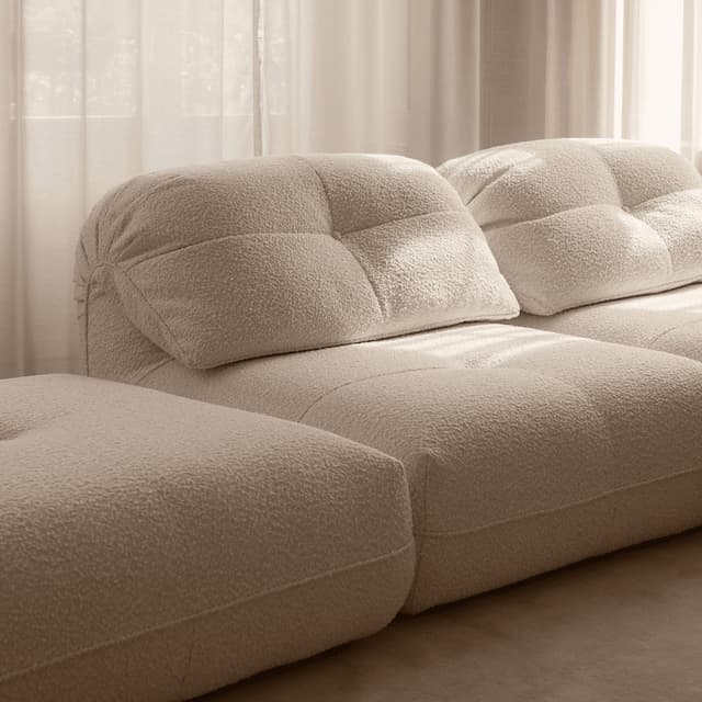 Toto Sofa Module Nature Bouclé 108cm