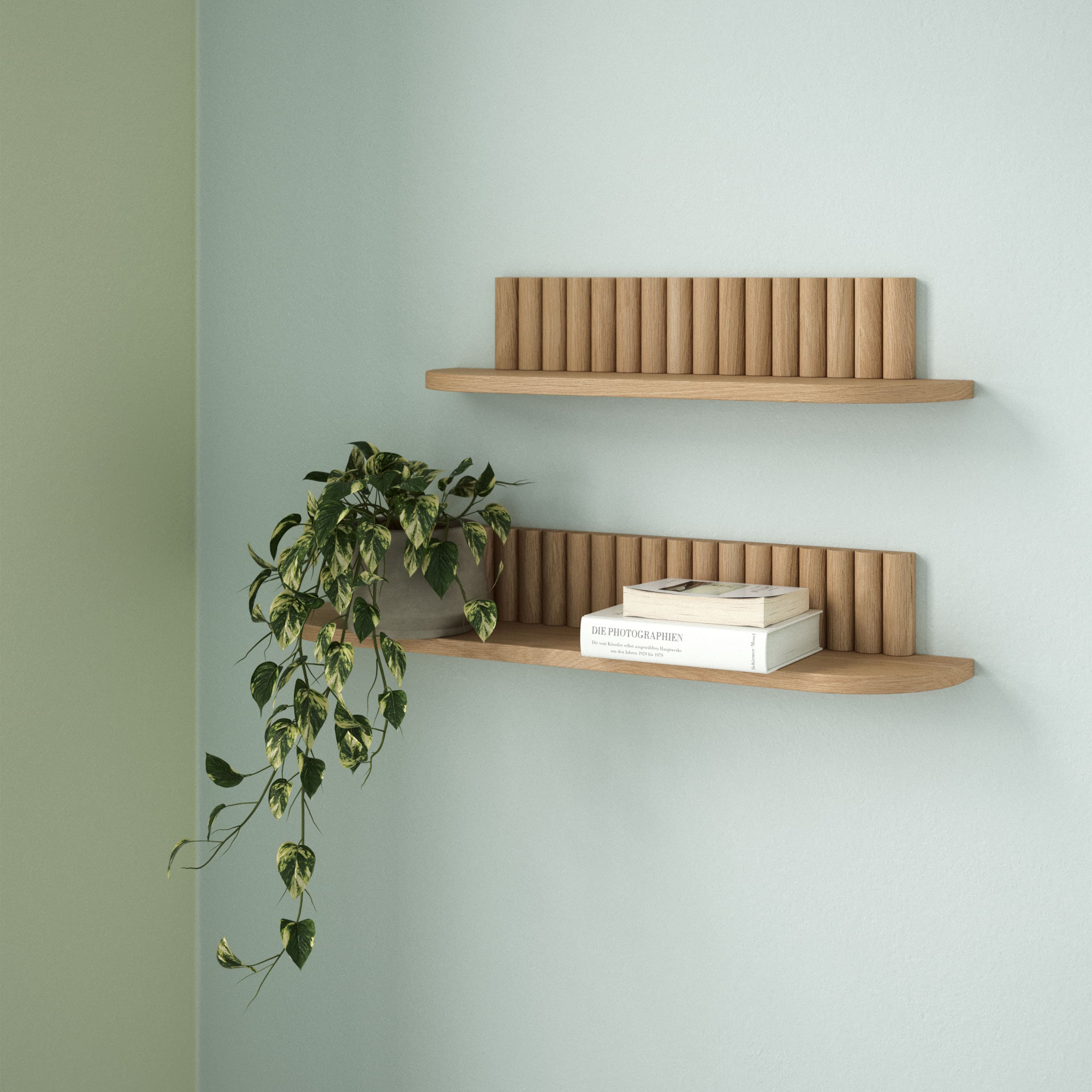 Pillar Wandregal Eiche Small