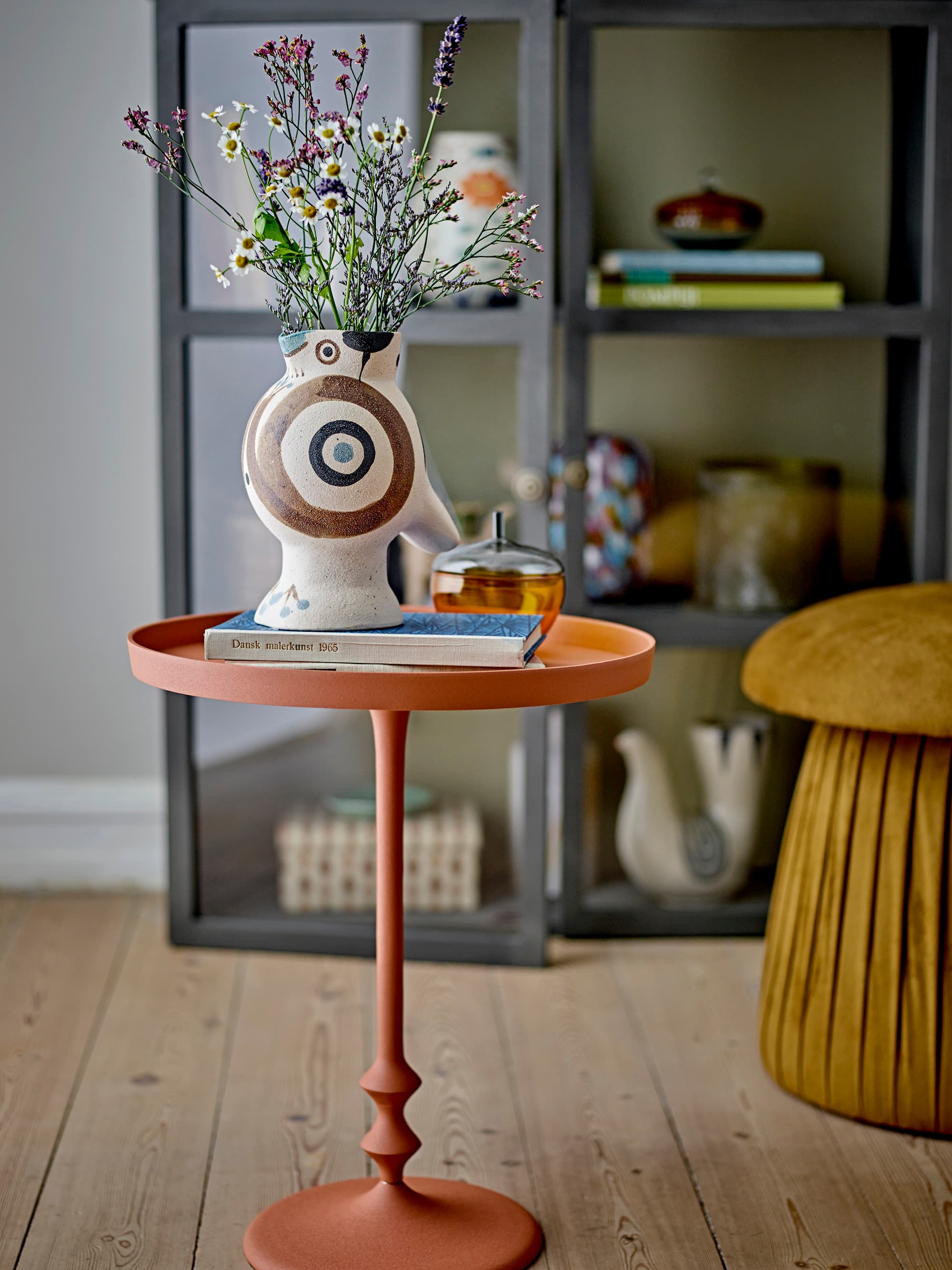 Anjou Side Table Orange Ø37